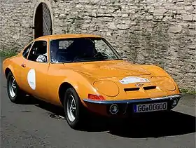 Une Opel GT de 1973