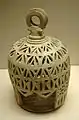 Lanterne ajourée, céramique argileuse à décor découpé et incisé, IXe – Xe siècle, Nishapur (Tepe Madraseh), Iran, Metropolitan Museum of Art