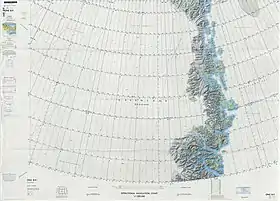 Carte du nord-est du Groenland dont Store Koldewey