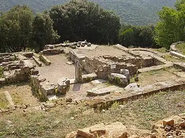 L'oppidum de Gaujac : les thermes.