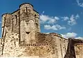 Église d'Oradour-sur-Glane, le clocher.