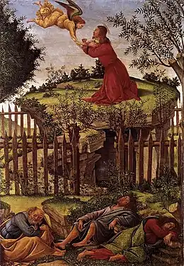 La Prière dans le Jardin des Oliviers, de Sandro Botticelli.