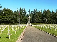 Cimetière militaire du Col de Wettstein (880 m).