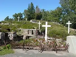 Le Linge, champ de bataille de la Guerre 1914-1918.