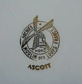 Cachet Orchies — Moulin des loups - Ascott.