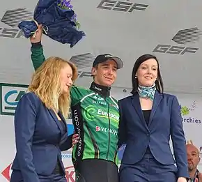 Bryan Coquard, vainqueur de l'étape.