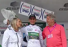 Bryan Coquard, leader du classement du meilleur jeune.