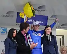 Arnaud Démare vainqueur de la 2e étape des Quatre Jours de Dunkerque.