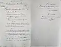 Ordonnance royale de nomination du 30 novembre 1828