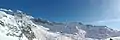 Vue intégrale du rocher Rénod depuis la piste de ski de la « croix d'Antide » à Orelle.