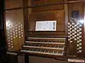 Console 4 claviers, orgue de la cathédrale Saint-Patrick de Dublin (Irlande).