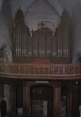 L'orgue construit par Louis Debierre entre 1885 et 1887.