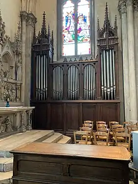Eglise Saint-martin d'Amiens, l'orgue de chœur