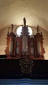 L'orgue de l'église de Pignans