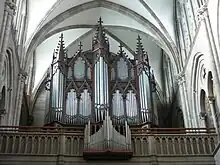 Mulhouse : Buffet d'orgues de l'église Saint-Étienne (1860)