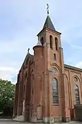 L'église Notre-Dame du Mont-Carmel du hameau du Chaudron.