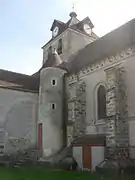 Tour d'escalier de l'église.