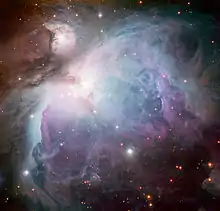 Image de la nébuleuse d'Orion (2013).