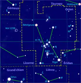 Image illustrative de l'article Orion (constellation)