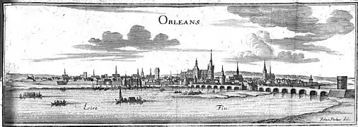 Orléans, empreinte, 1660.