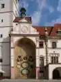 Horloge astronomique de l'hôtel de ville d'Olomouc (République tchèque).