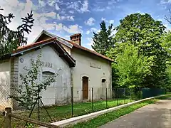 L'ancienne gare de Maisières-Notre-Dame.