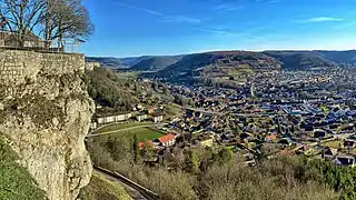 Panorama depuis le belvédère du château.