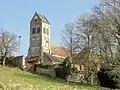 Vue depuis la ruelle des Grands Jardins.