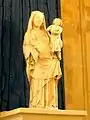 Vierge à l'Enfant du XIVe siècle.