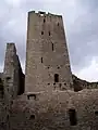 Le donjon vu de l'intérieur.