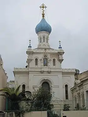 Coupole de l’église russe de Menton