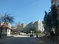 Vue d'une rue dans un quartier d'habitation