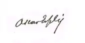 signature de Óscar Esplá