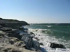 Paysage de la côte d'Osmussaar.