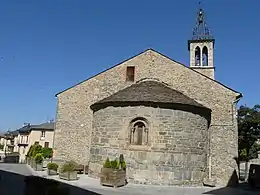 L'abside de l'église.