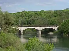 Osselle-RoutelleLe pont sur le Doubs