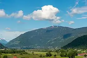 Vue du Gerlitzen depuis Ossiach.