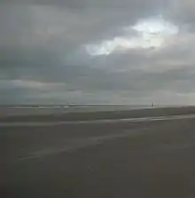 vue de la plage libre de tout obstacle