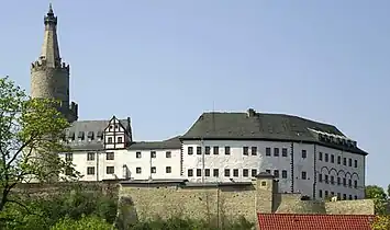 Château d'Osterburg à Weida, siège ancestral de la famille.