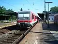 Regionalbahn DB-Baureihe 628 dans la gare de Osthofen en route vers Mannheim