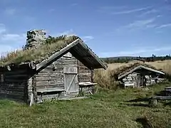 Cabane d'été traditionnelle du Jämtland.