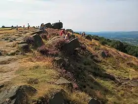 Vue à proximité du sommet du Chevin.