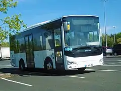 L'un des deux Otokar Vectio U LE ayant roulé sur Bressuire d'avril à juin 2021.