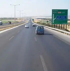 L'autoroute turque 31 près d'Izmir