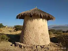 Autre type de Qollqa précolombien (réserve de grain), monument archéologique de Cotapachi (province d'Imbabura, Équateur).