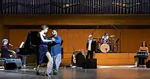 Description de l'image Otros-Aires-in-Aram-Khachatryan-Concert-Hall-with-tango-performance-by-Arman-and-Maria,-Yerevan-2023.jpg.