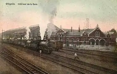 Train à vapeur (1910).