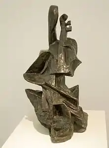 Otto Gutfreund, Joueur de violon, 1912