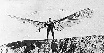 Planeur d'Otto Lilienthal en 1894