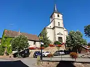 L'église Saint-Simon-et-Jude à Ottrott-le-Haut.